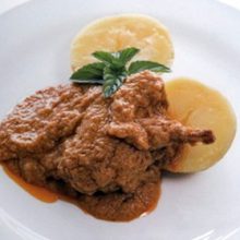 Conejo con maní