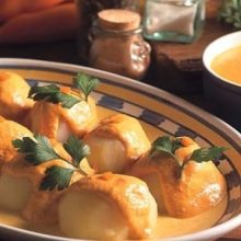 Papas Ahuecadas con Queso y Ají