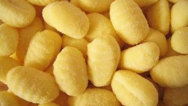 Ñoquis de Yuca en Salsa de Quesos y Portobello