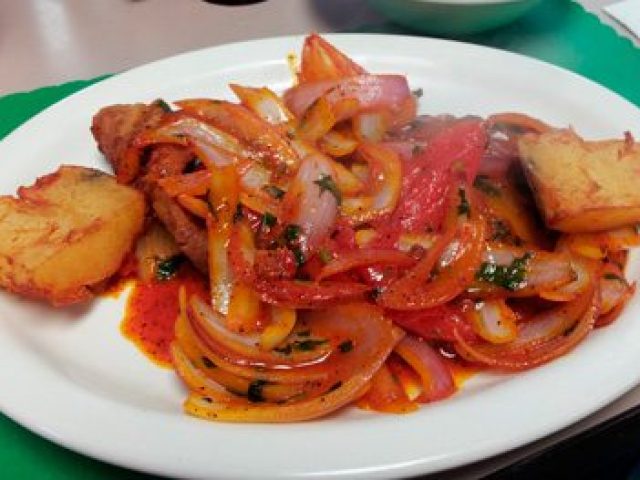 Pescado a la Chorrillana