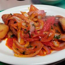 Pescado a la Chorrillana