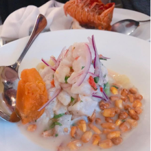 Ceviche on a Cup